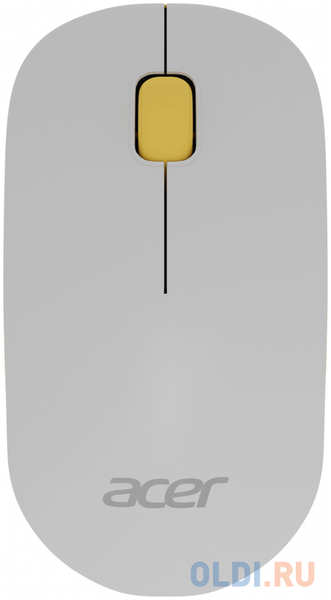 Мышь Acer OMR200 желтый оптическая (1200dpi) беспроводная USB для ноутбука (2but) 4346419555