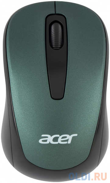 Мышь Acer OMR135 зеленый оптическая (1000dpi) беспроводная USB для ноутбука (2but) 4346419559