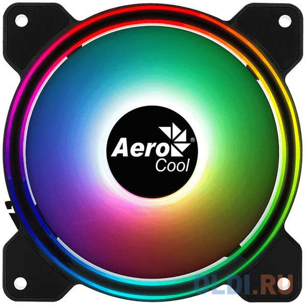 Вентилятор Aerocool Saturn 12F 120x120mm 4-pin (Molex)20dB 140gr LED Ret