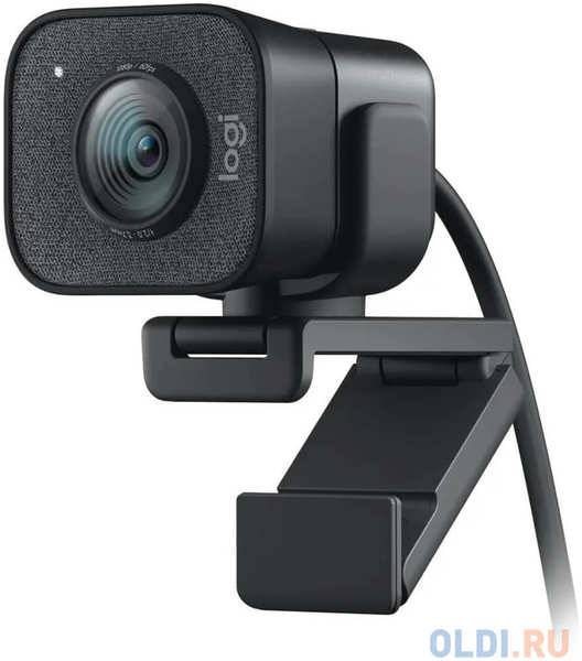 Веб-камера Logitech StreamCam Graphite (1080p/60fps, автофокус, угол обзора 78° по диагонали, два всенаправленных микрофона с шумоподавляющим фильтром 4346422211