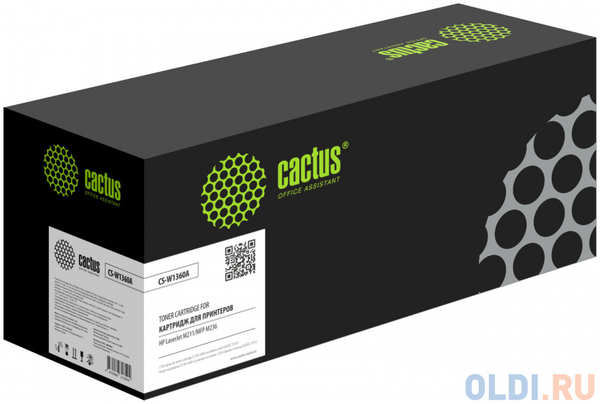Картридж Cactus CS-W1360A 1150стр Черный 4346425721
