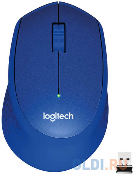 Мышь беспроводная Logitech M330 синий USB + радиоканал 4346427341