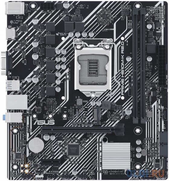 Материнская плата Asus PRIME H510M-K R2.0 Soc-1200 Intel H470 2xDDR4 mATX AC`97 8ch(7.1) GbLAN+VGA+HDMI 4346427717