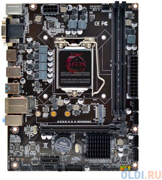 AFOX Motherboard Intel H510, INTEL Socket 1200, Micro-ATX (17*22cm)