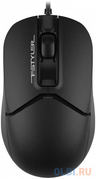 Мышь A4Tech Fstyler FM12ST черный оптическая (1200dpi) silent USB для ноутбука (2but) 4346431013