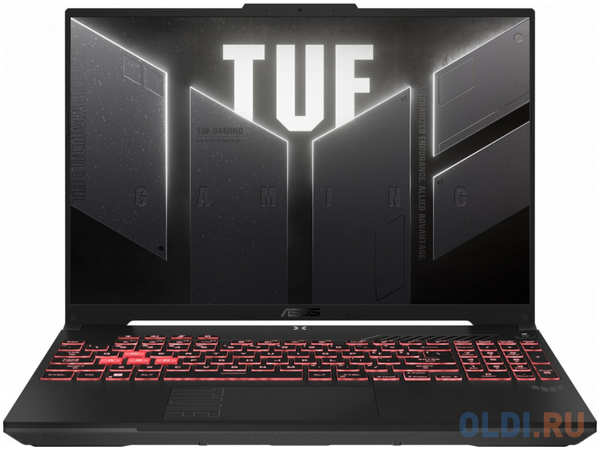 Ноутбук Asus TUF Gaming A16 FA607PV-N3035 Ryzen 7 7845HX 16Gb SSD1Tb NVIDIA GeForce RTX4060 8Gb 16″ IPS WUXGA (1920x1080) noOS WiFi BT Cam (