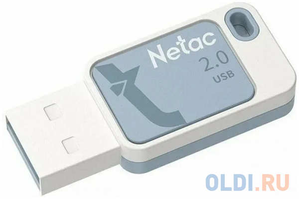 Флеш Диск Netac UA31 64Gb, USB2.0, голубая 4346432118