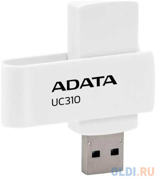 ADATA Флеш Диск A-DATA 64GB UC310, USB 3.2, белый 4346432232