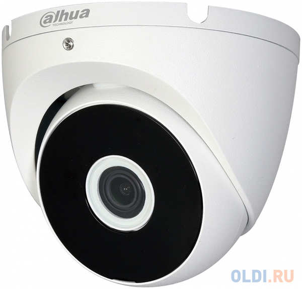 Камера видеонаблюдения аналоговая Dahua DH-HAC-T2A21P-0280B 2.8-2.8мм HD-CVI HD-TVI цв. корп.:белый 4346432914