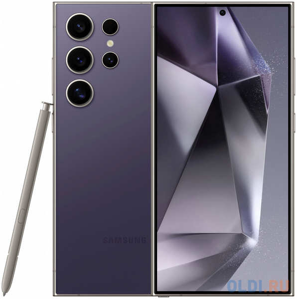 Смартфон Samsung SM-S928B Galaxy S24 Ultra 5G 512Gb 12Gb фиолетовый титан моноблок 3G 4G 2Sim 6.8″ 1440x3120 Android 14 200Mpix 802.11 a/b/g/n/ac 4346432924