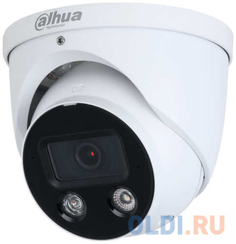 Dahua Уличная купольная IP-видеокамера Full-color с ИИ и активным сдерживанием, 4Мп; 1/2.7 CMOS; объектив 2.8мм; WDR(120дБ); чувствительность 0.003лк@F1.0; 4346432937