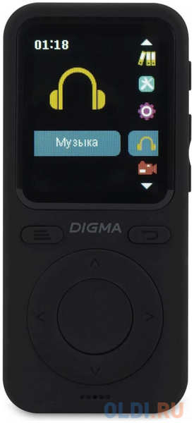 Плеер Hi-Fi Flash Digma B5 8Gb /1.77″/FM/microSD