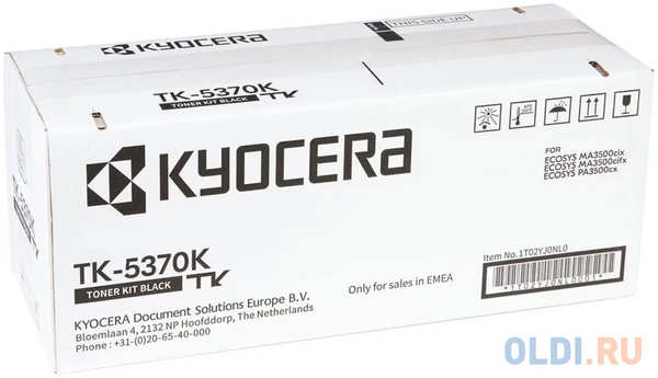 Kyocera Mita Картридж лазерный Kyocera TK-5370K 1T02YJ0NL0 черный (7000стр.) для Kyocera PA3500cx/MA3500cix/MA3500cifx 4346433793