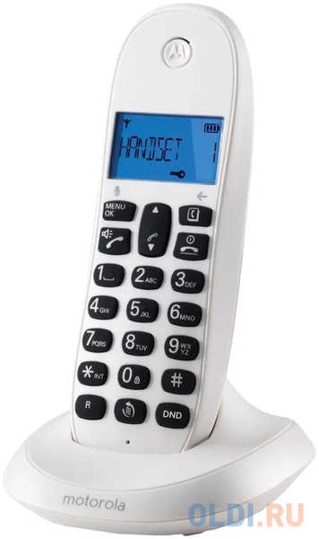 Р/Телефон Dect Motorola C1001СB+ белый АОН 4346437029
