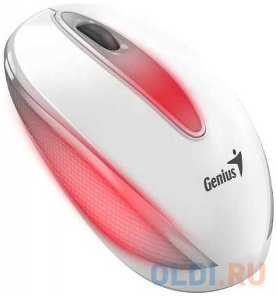 Мини-светодиодная мышь проводная Genius DX-Mini, USB, разрешение 1000 DPI, длина 95 мм. Цвет: