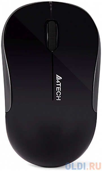 Мышь A4Tech G3-300NS черный оптическая (1200dpi) silent беспроводная USB для ноутбука (2but) 4346439412