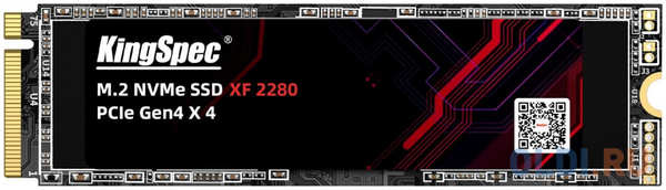 SSD накопитель kingspec XF-1TB 1 Tb PCI-E 4.0 х4