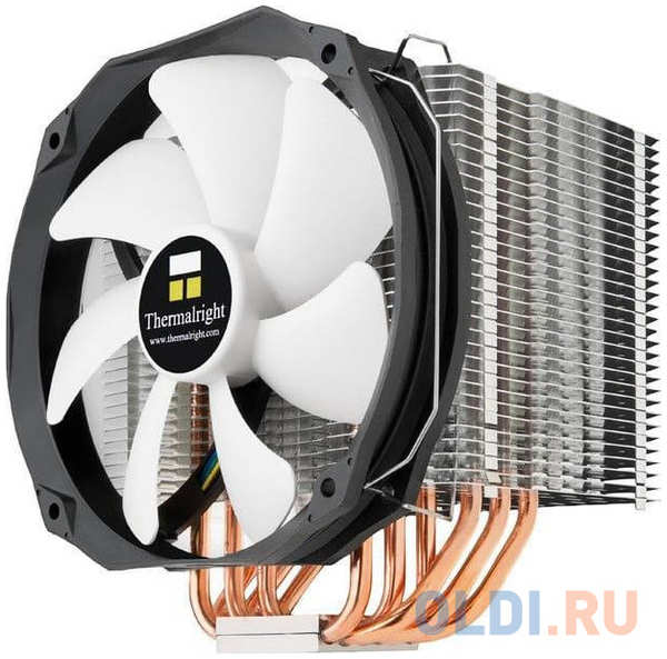 Кулер для процессора Thermalright Macho B&W, высота 162 мм, 300-1300 об/мин, 15-21 дБА, PWM (MACHO-A-BW) (000659) 4346442639