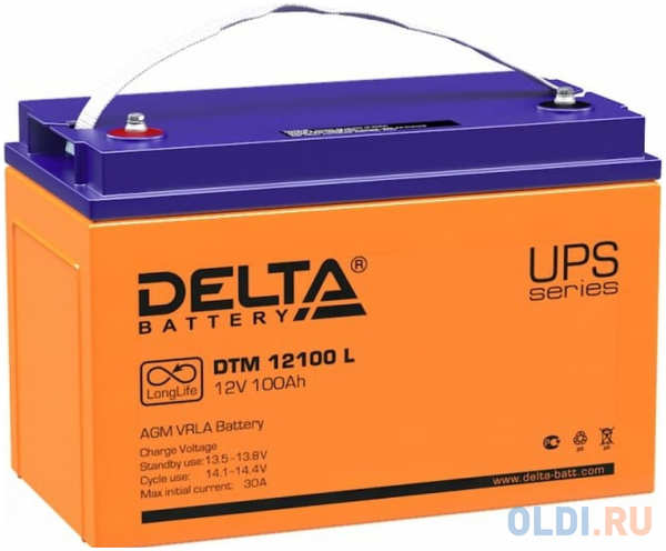 Батарея для ИБП Delta DTM 12100 L 12В 100Ач 4346444802