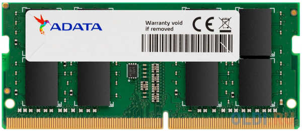 ADATA Оперативная память для ноутбука A-Data AD4S320016G22-SGN SO-DIMM 16Gb DDR4 3200 MHz AD4S320016G22-SGN