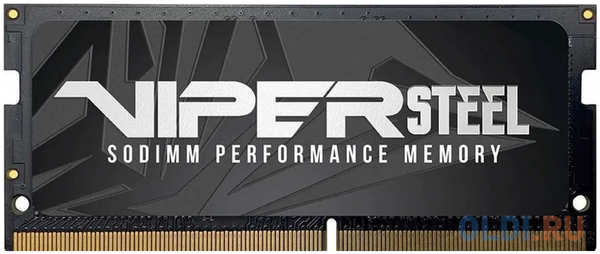 Оперативная память для ноутбука Patriot Viper Steel SO-DIMM 16Gb DDR4 3200 MHz PVS416G320C8S