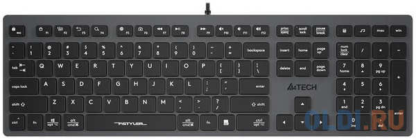 Клавиатура A4TECH Fstyler FX50 Black USB 4346448133