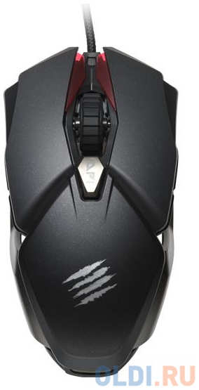 Игровая мышь Mad Catz B.A.T. 6+ чёрная (PMW3389, Mad Catz DAKOTA Switch, USB, 8 кнопок, 16000 dpi, RGB подсветка) 4346449567