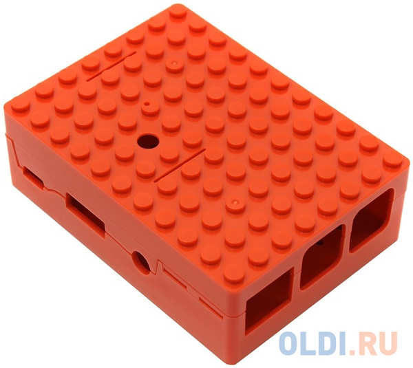 RA183 Корпус ACD ABS Plastic Building Block case for Pi 3 B (CBPIBLOX-RED) (494309)