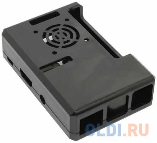 RA187 Корпус ACD Black ABS Plastic Case w/GPIO port hole and Fan holes for Raspberry Pi 3 B, (RASP1788) (494446) 4346449729