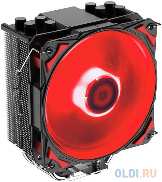 Cooler ID-Cooling SE-214-XT RN LGA1700/1200/115X/AM5/AM4 TDP 180W, PWM, 4 тепл.трубки прямого контакта, FAN 120mm, LED