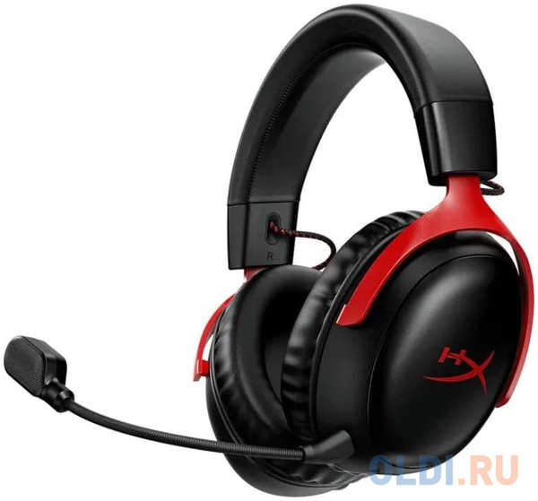 Наушники с микрофоном HyperX Cloud III черный/красный 1.2м мониторные оголовье (77Z46AA) 4346455659