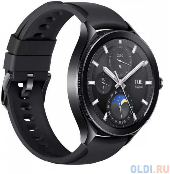 Смарт-часы Xiaomi Watch 2 Pro -Bluetooth® Black Case with Black Fluororubber Strap M2234W1 (BHR7211GL) 4346456174