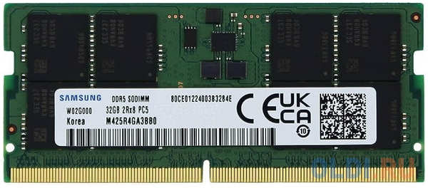 Оперативная память для ноутбука Samsung M425R4GA3BB0-CWM SO-DIMM 32Gb DDR5 5600 MHz M425R4GA3BB0-CWM 4346456238