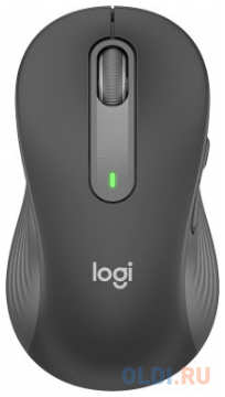 Мышь Logitech M650 L графитовый оптическая (4000dpi) беспроводная BT/Radio USB (4but) 4346456553