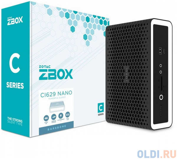 ZOTAC ZBOX CI629 NANO,Intel Core-i3-1315U,2x DDR5 SODIMM, 2.5″″ SATA 6.0 Bay,2x GLAN,wifi,bt,DP/HDMI EU+UK PLUG, passive cooling 4346457202