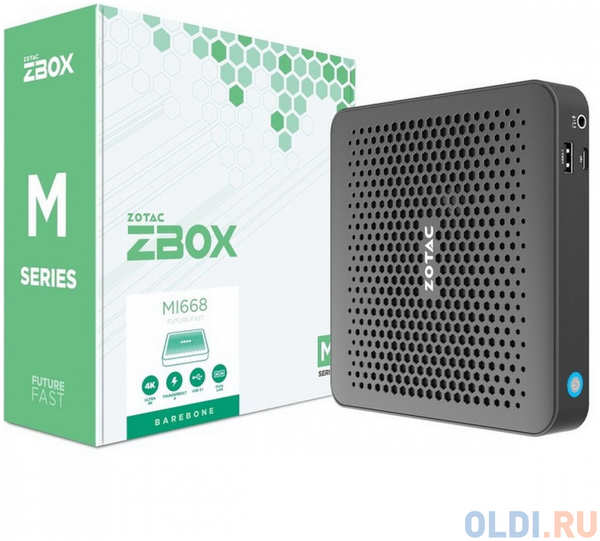 ZOTAC-ZBOX-MI668, Barebone,Intel i7-1360P,2x DDR5-5200/4800 SODIMM, M.2 SSD SLOT,2x GLAN,WIFI,BT USBDRV, DP/HDMI, EU+UK PLUG, active cooling 4346457207