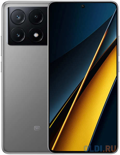 POCO X6 Pro 5G Grey (2311DRK48G), 16,9 cm (6.67″) 20:9 2712 x 1220, 1x3.35 ГГц Cortex-A715 + 3x3.2 ГГц Cortex-A715 + 4x2.2 ГГц Cortex-A510, 8 Cor 4346457761