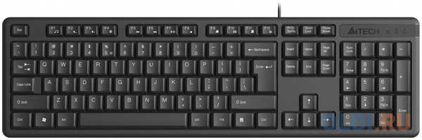 Клавиатура A4Tech KR-3 черный USB 4346458278