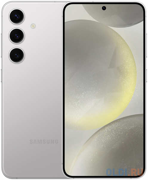 Смартфон Samsung SM-S921B Galaxy S24 5G 128Gb 8Gb серый моноблок 3G 4G 2Sim 6.2″ 1080x2340 Android 14 50Mpix 802.11 a/b/g/n/ac/ax NFC GPS GSM900 4346459413