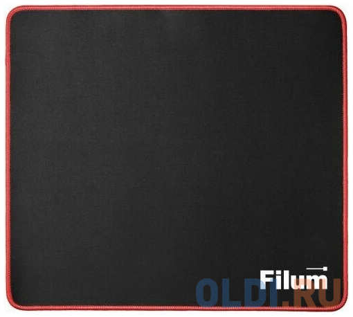 Filum FL-MP-S-GAME Коврик игровой для мыши, серия- Bulldozer, черный, оверлок, размер “S”- 250*200*3 мм, ткань+резина 4346459966