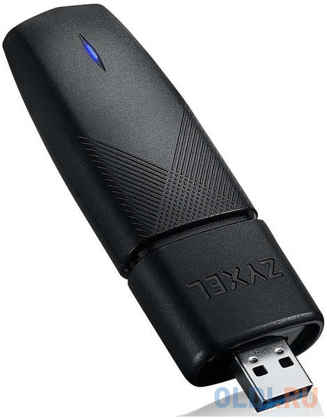 Двухдиапазонный Wi-Fi USB-адаптер Zyxel NWD7605, AX1800, 802.11a/b/g/n/ac/ax (600+1200 Мбит/с), USB3.0 4346460398