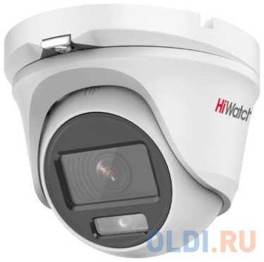 Hikvision Камера видеонаблюдения аналоговая HiWatch DS-T503L 2.8-2.8мм HD-CVI HD-TVI цв. корп.:белый 4346460516