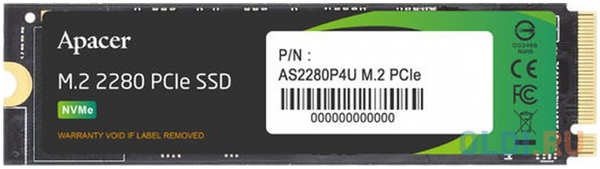SSD накопитель Apacer AS2280P4U 2 Tb PCI-E 3.0 x4 AP2TBAS2280P4U-1 4346460677
