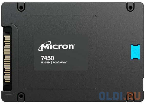 Micron SSD 7450 PRO, 7680GB, U.3(2.5″ 15mm), NVMe, PCIe 4.0 x4, 3D TLC, R/W 6800/5600MB/s, IOPs 1 000 000/215 000, TBW 14000, DWPD 1 (12 мес.) 4346462095