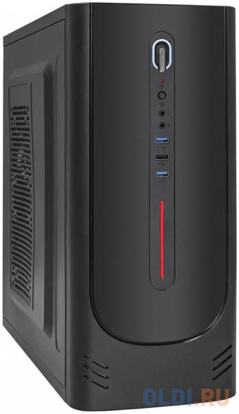 Корпус Miditower ExeGate XP-340U-XP600 (ATX, XP600 с вент. 12см, 1*USB+2*USB3.0, аудио)