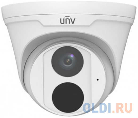 Uniview Видеокамера IP купольная, 1/3″ 4 Мп КМОП @ 30 к/с, ИК-подсветка и подсветка до 30м., EasyStar 0.005 Лк @F1.6, объектив 2.8 мм, WDR, 2D/3D