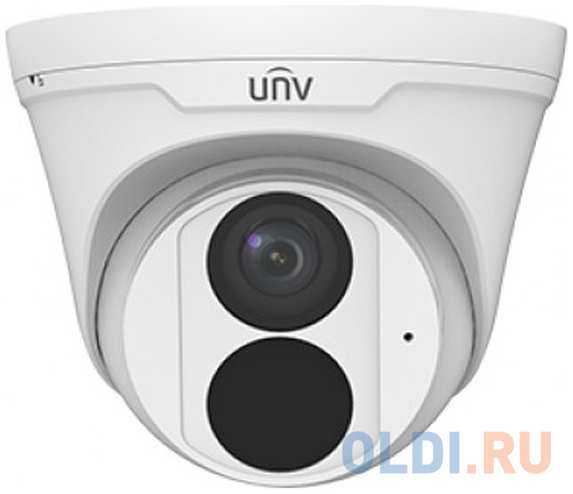 Uniview Видеокамера IP купольная, 1/3″ 4 Мп КМОП @ 30 к/с, ИК-подсветка до 30м., 0.01 Лк @F2.0, объектив 2.8 мм, DWDR, 2D/3D DNR, Ultra 265, H.26