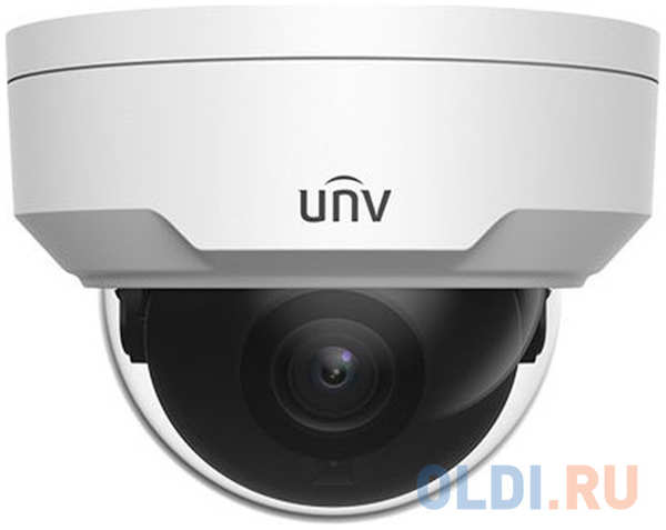 Uniview Видеокамера IP купольная антивандальная, 1/3″ 4 Мп КМОП @ 30 к/с, ИК-подсветка до 30м., 0.01 Лк @F2.0, объектив 4.0 мм, DWDR, 2D/3D DNR