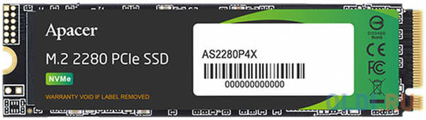 SSD накопитель Apacer AS2280P4 1 Tb PCI-E 3.0 x4 AP1TBAS2280P4X-1