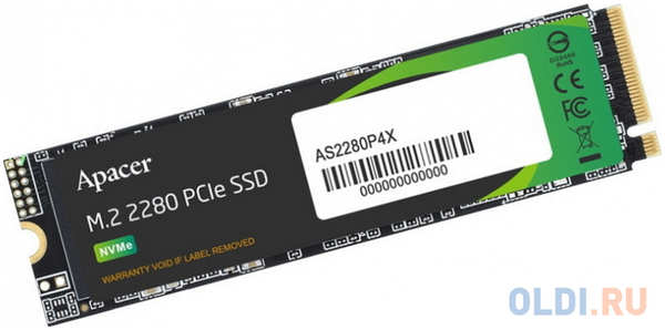 SSD накопитель Apacer AS2280P4 2 Tb PCI-E 3.0 x4 4346465729